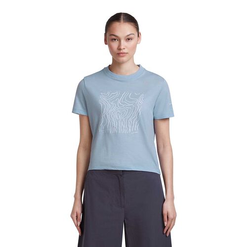 Icebreaker W Merino 150 Tech Lite SS Crop Tee Great Heights